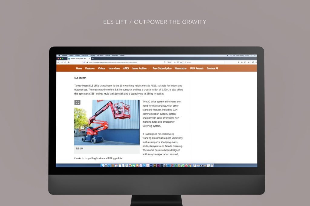 ELS Lift Eklemli Personel Yükseltici Platform: AE15